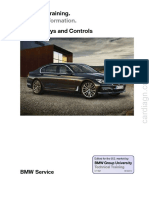 BMW 7 Series (G12) 2016+ Technical Doc - Displays and Controls