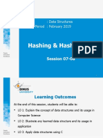 Hashing and Hash Tables