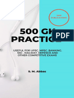 500 GK PRACTICE Useful For Upsc, MPSC, SSC, Bank, Railway, Defence and Other Competitive Exams - Nodrm