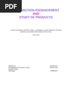 Distribution Enhancement Study of Products