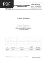 MEP-P-ES-002-Standard Design Requirements For Piping Systems