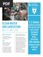 Clean Water and Sanitation:: Why It Matters