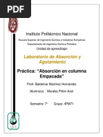 Práctica - Absorción Sistema Aire-NH3-Agua