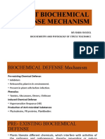 Plant Biochemical Defense Mechanism