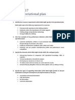 BSBMGT517 Manage Operational Plan: Section C