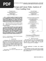 Conceptual Design and Linear Static Analysis of Nose Gear