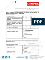 Formulario Estudiantes SIMPADE