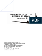 Pedro Apolinário - Explicação de Textos Difíceis