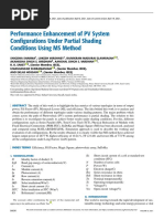 Performance Enhancement of PV System Configurations Under Partial Shading Conditions Using MS Method