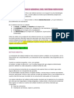 Examen Físico General Sistema Nervioso