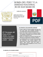 La Economia Del Peru y La Universidad Nacional