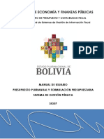 2022 Manual de Usuario Presupuesto Plurianaul y Formulación Presupuestaria