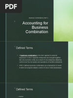 Accounting For Business Combination