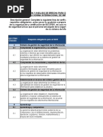 Lista de Chequeo Frente A La Norma ISO 27001