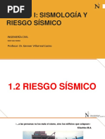 1.2 Riesgo Sísmico