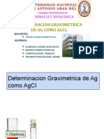 Gravimetria de La Plata.