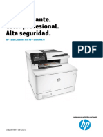 Caracteristicas Impresora HP Color Laserjet Pro m477 MFP