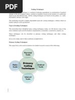 Scaling Techniques Definition: Scaling Technique Is A Method of Placing Respondents in Continuation of Gradual