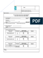 Releve D'Inspection Sur Site Transformateur (Field Inspection Record Transformer)