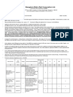 Bangalore Metro Rail Corporation Notification