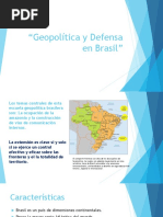 Geopolítica Brasil y Atlántico Sur