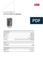 1SFA898112R7000 pstx210 600 70 Softstarter