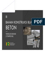 Bahan Bangunan Buatan - Beton