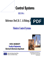 Modern Control Systems Eleventh Edition