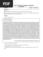 Lenguaje y Comunicación N°3 8° 17-08-2021-Prof Daniza Vera