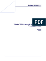 Tellabs 8000 Network Manager R17A Product Definition