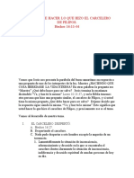 Usted Puede Hacer Lo Que Hizo El Carcelero de Filipos