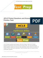 ACLS Pretest Questions and Answers 2020 (Full Practice Test)