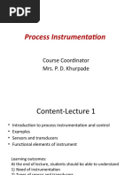 Unit 1 Introduction To Instrumentation-Part 1