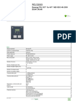 Product Data Sheet: Easergy P3U 3CT 1io 4VT 16DI 8DO 48-230V DI24V 2RJ45