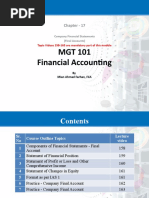 MGT 101 Financial Accounting: Chapter - 17