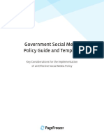 A Social Media Policy Guide For Government Agencies - FOR WEBSITE