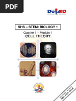 SHS STEM Bio1 Q1 Week 1 Module 1 - Cell Theory