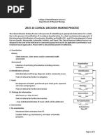 2015-16 Clinical Decision Making Process