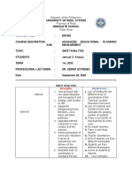 Advance Planning JEMUEL-ANTAZO-SWOT-Analysis