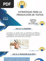 Estrategias para La Producción de Textos