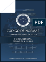 Código de Normas Da CGJ - Foro Judicial (Prov. 282-2018)