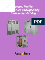 FP Engineered and Specialty Transformer Catalog