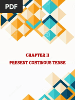 Chapter Ii Present Continous Tense