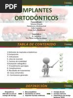 Implantes Ortodonticos