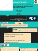 CKD STAGE V ON HD, ANEMIA RENAL, HIPERTENSI GRADE II, ASIDOSIS METABOLIK, EDEMA PARU DD PNEUMONIA COVID 19