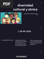 Diversidad Cultural y Etnica