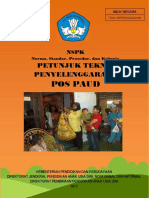 Petunjuk Teknis - Penyelenggaraan POS PAUD Tahun 2013