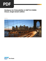 Guidance For Extensibility in SAP S/4 HANA Cloud, Single Tenant Edition