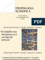 Aula 04 - Trabalho, Alienação e Consumo