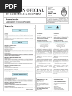 Boletin Oficial de La Republica Argentina, 9 de Agosto de 2013